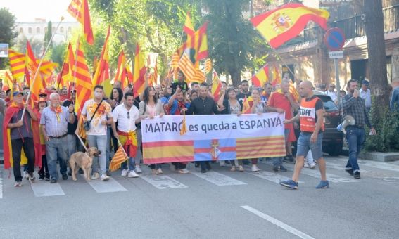 Manifestació per a la unitat d'Espanya. Foto Joan G.Jané