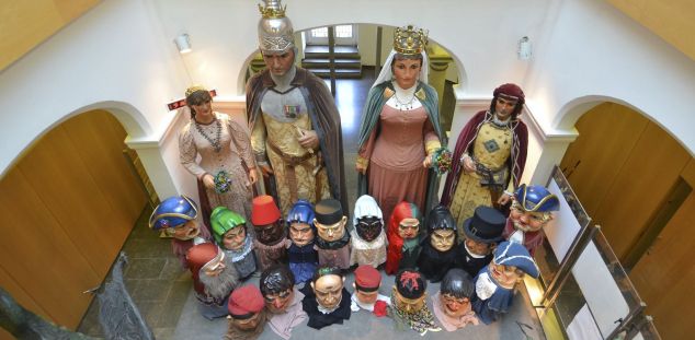 Els Gegants i altres figures de Mataró. Foto: R.Gallofré