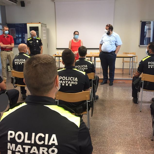 Incorporació dels 11 nous agents de la Policia Local de Mataró. Foto: Ajuntament