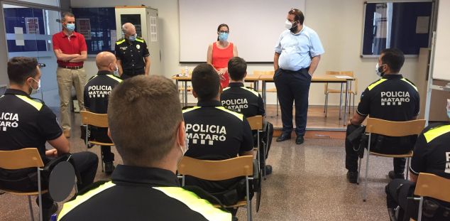 Incorporació dels 11 nous agents de la Policia Local de Mataró. Foto: Ajuntament