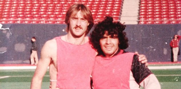 Paco Clos i Diego Armando Maradona