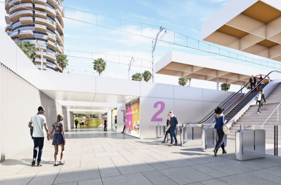El projecte de la nova estació de Mataró