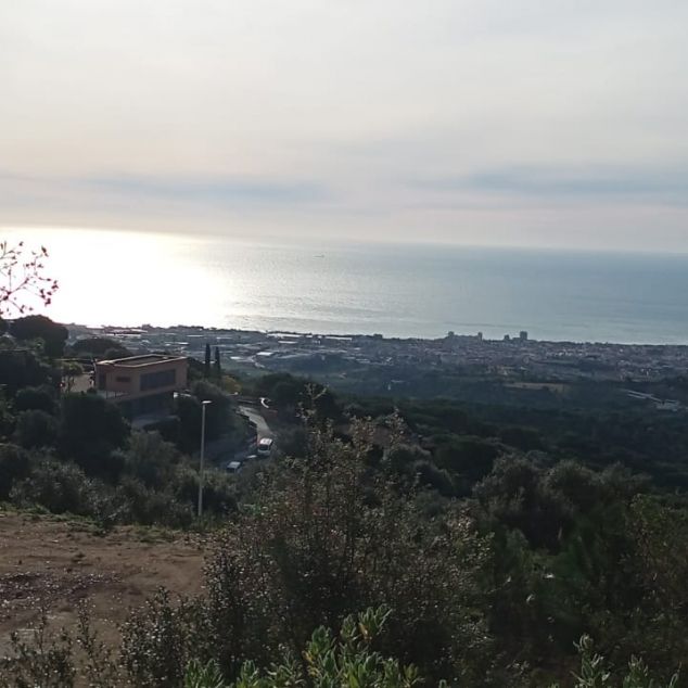 Vista de Mataró des del Camí de la Cornisa