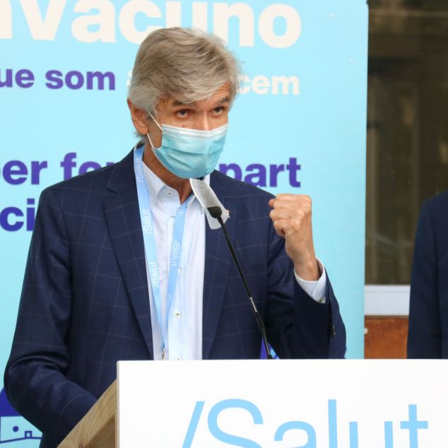 El conseller de Salut, Josep Maria Argimon, no veu necessari fer obligatòria la vacunació
