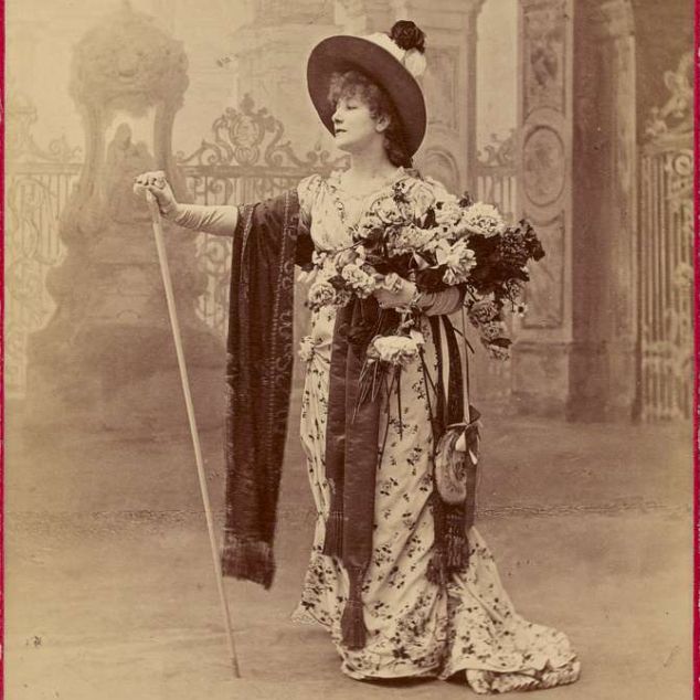 La llegendària actriu Sarah Bernhardt 