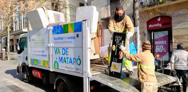 1.700 tones de voluminosos retirats en un any a Mataró
