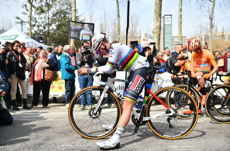 Remco Evenepoel, el campió del món a la Volta ciclista Catalunya. Foto: R.Gallofré