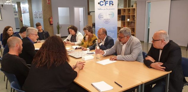 Un moment de la reunió al CFP. Foto: CFP Maresme