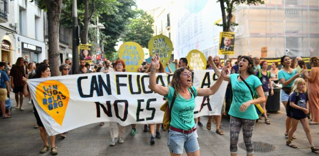 Manifestació Can Fugarolas. Foto: R.Gallofré