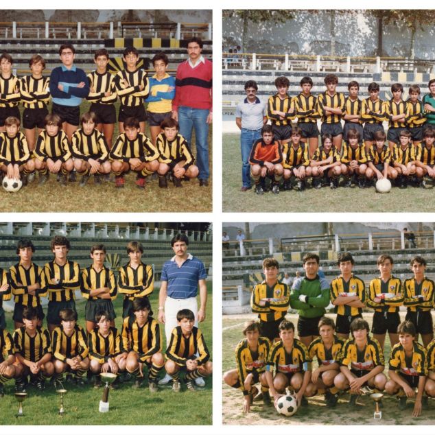 Alguns equips en els quals va jugar Juan Carlos García Caro a les categories inferiors del CE Mataró, en els anys vuitanta
