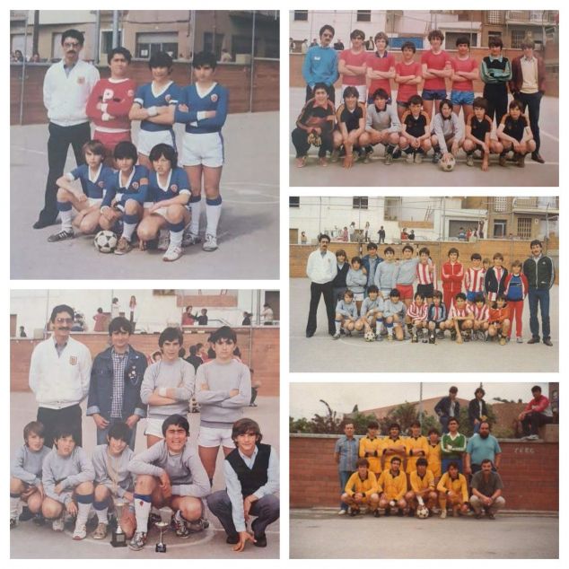 Juan Carlos García Caro va passar moltes hores jugant a futbol amb els amics del barri, a l'antic i desaparegut poliesportiu de Rocafonda