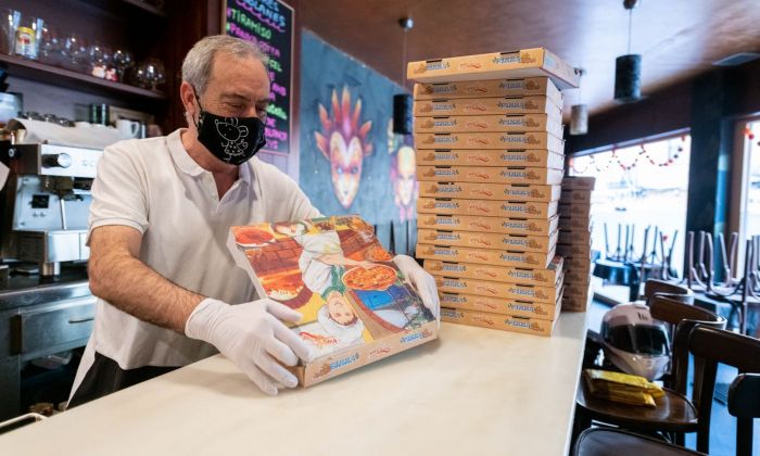 La Piccola Pizzeria, desconfinament coronavirus. Foto: R.Gallofré