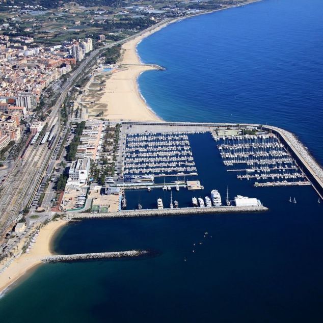 Vista aèria del Port de Mataró. Foto: Consorci del Port de Mataró