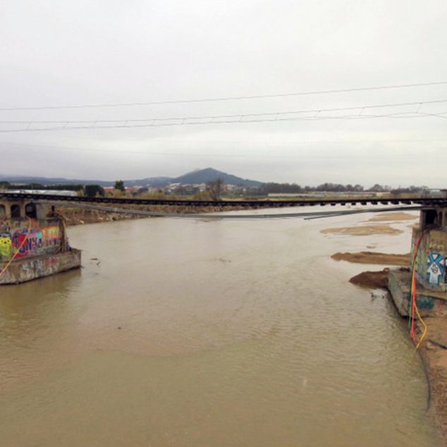 El pont afectat. Foto: ACN