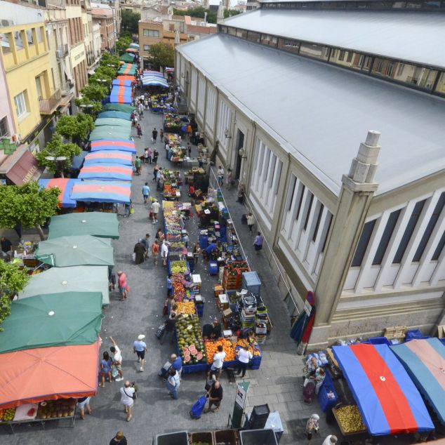 El mercat de Plaça de Cuba. Foto: Joan G.Jané